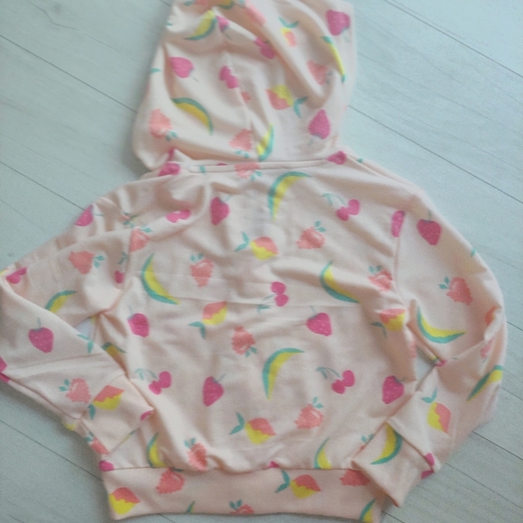 Jessica Simpson NEW Fruity Print Hooded Jacket & Shorts Set - Picture 5 of 9